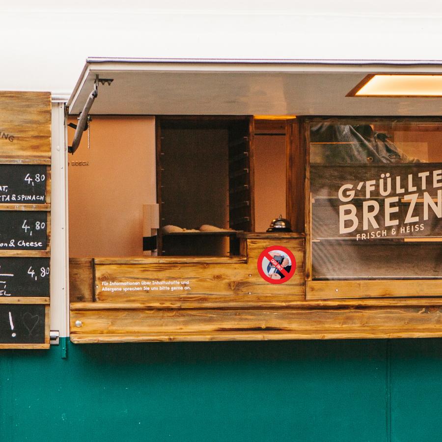 Aufkleber, Sticker: Cash only