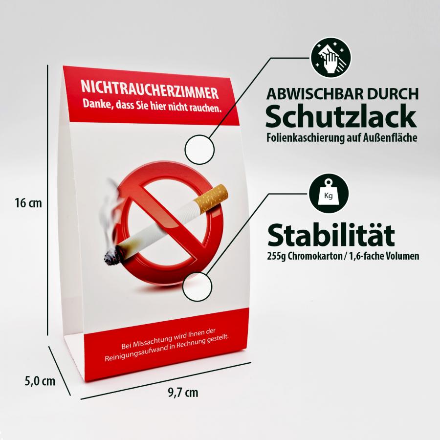 Aufsteller: NICHTRAUCHERZIMMER Details