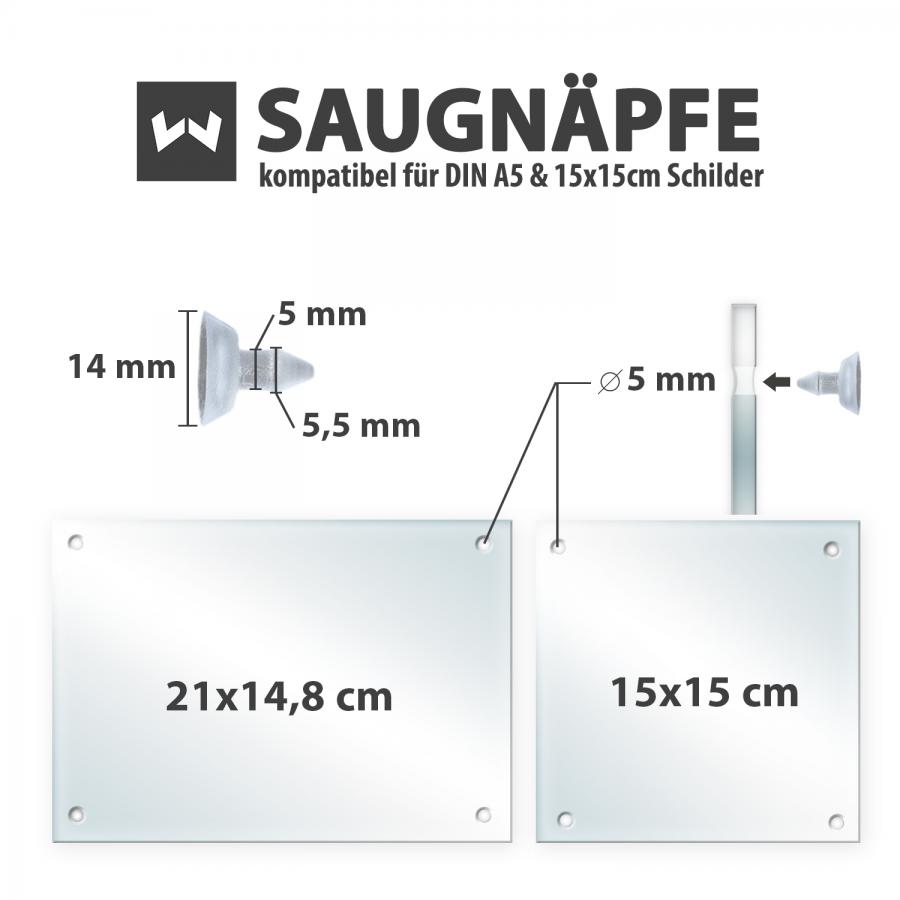 Saugnäpfe mit Pfeilkopf Artikeldetails